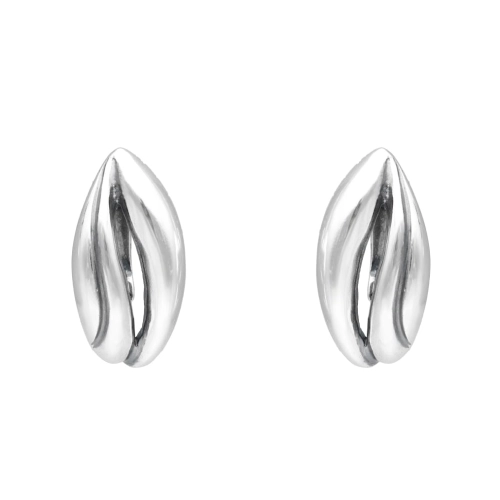 Kolczyki łezki srebro oksydowane