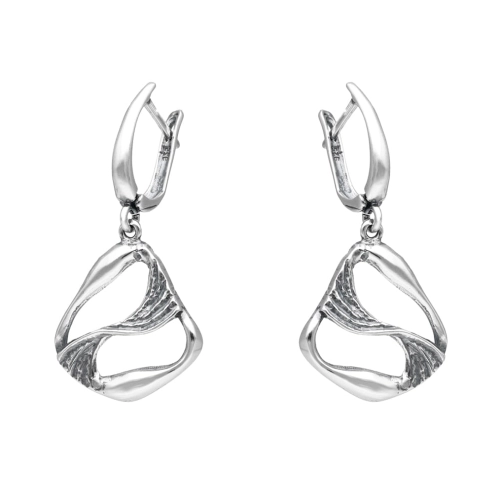 Kolczyki srebro oksydowane