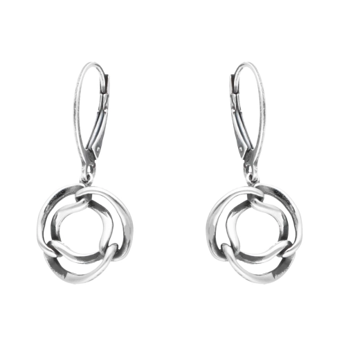 Kolczyki srebro oksydowane