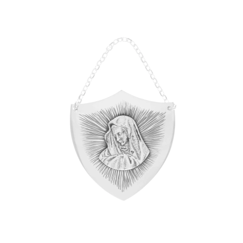 Ryngraf Matka Boska Madonna srebro