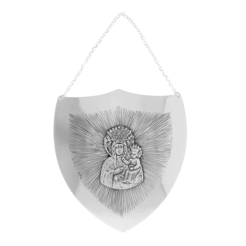 Ryngraf Matka Boska Częstochowska srebro