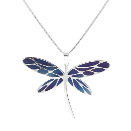 Wisior ważka tytan srebro rodowane