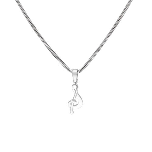 Wisiorek nutka klucz wiolinowy srebro