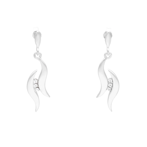 Kolczyki z cyrkoniami srebro