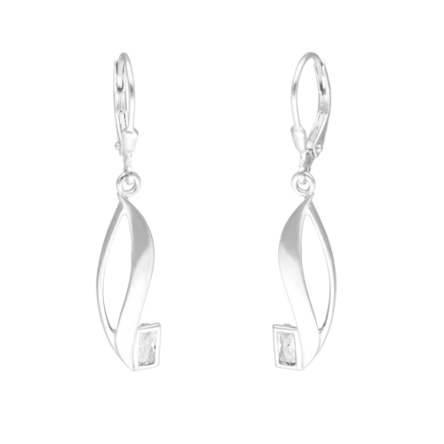 Kolczyki z cyrkoniami srebro