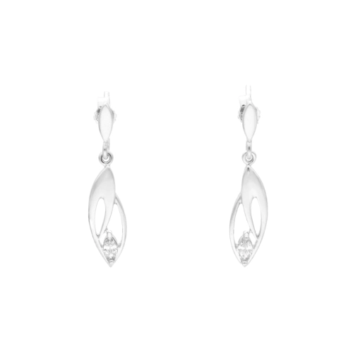 Kolczyki z cyrkonią srebro