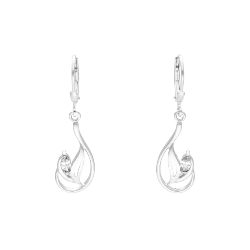 Kolczyki z cyrkoniami srebro 