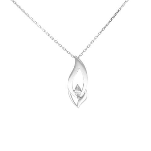 Wisior z cyrkonią srebro