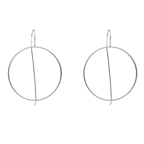 Kolczyki koła srebro