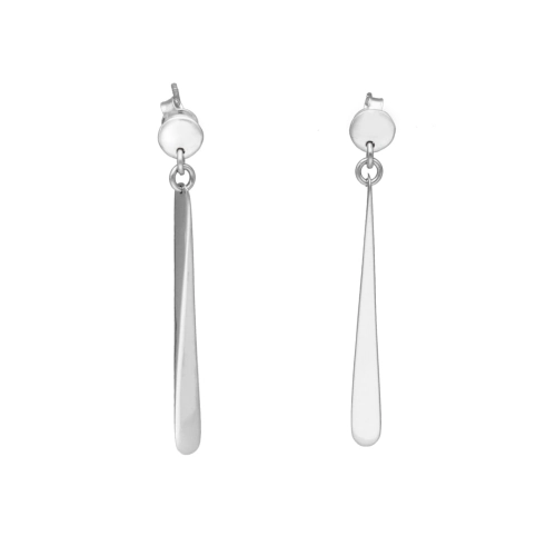 Kolczyki przestrzenne pałeczka 