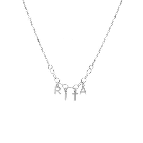 Naszyjnik imię Rita srebro