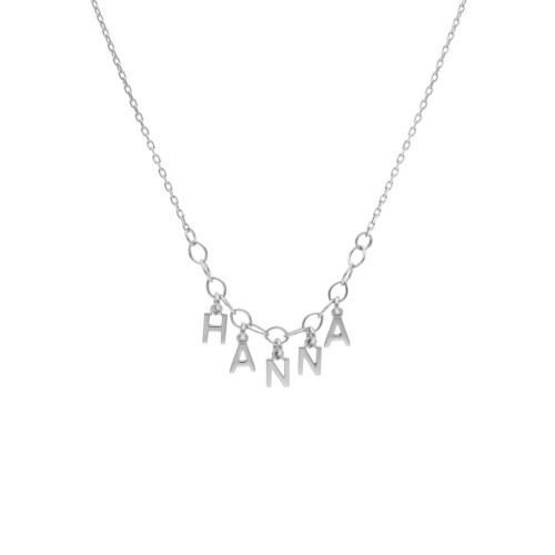 Naszyjnik imię Hanna srebro
