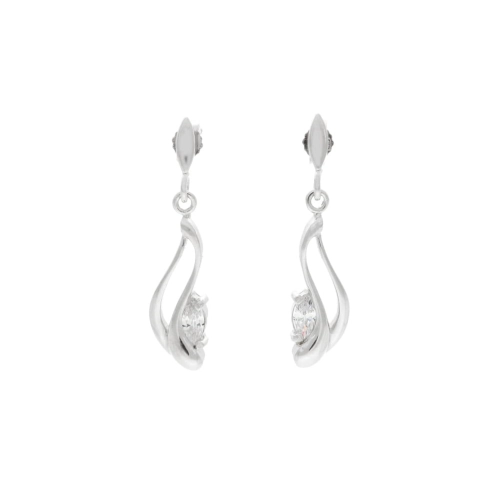  Kolczyki z cyrkoniami łezki srebro