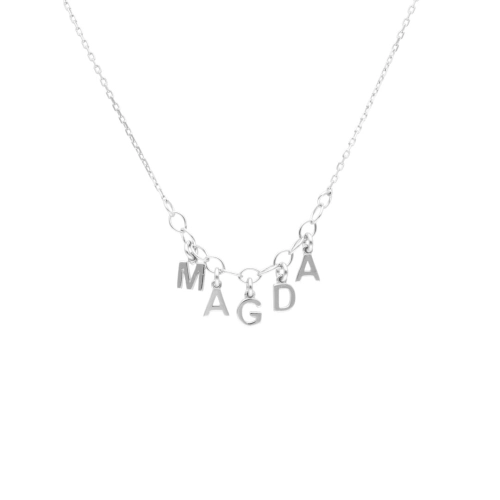 Naszyjnik imię Magda srebro