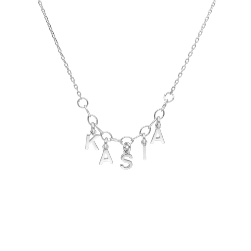 Naszyjnik imię Kasia srebro