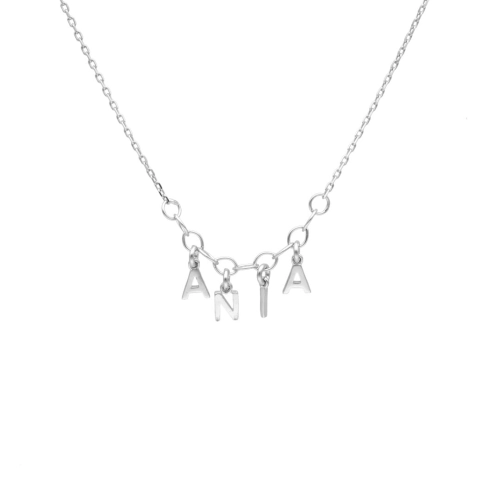 Naszyjnik imię Ania srebro