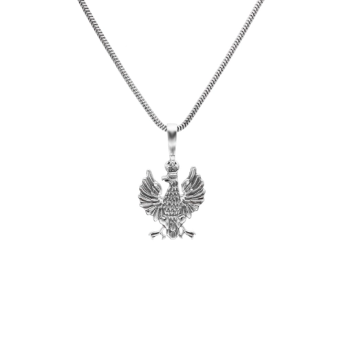 Wisior orzeł godło srebro oksydowane 