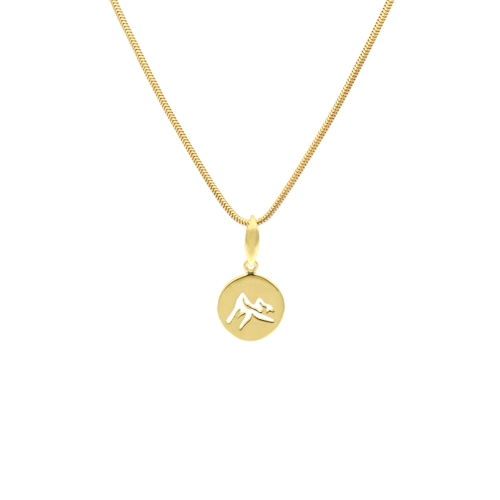 Wisiorek z motywem gór srebro pozłacane