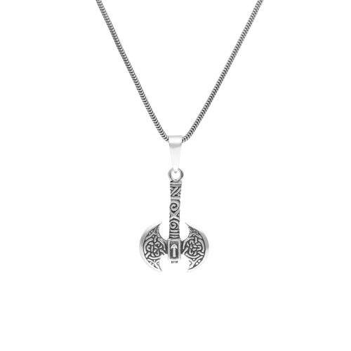 Wisior topór wikingów srebro oksydowane