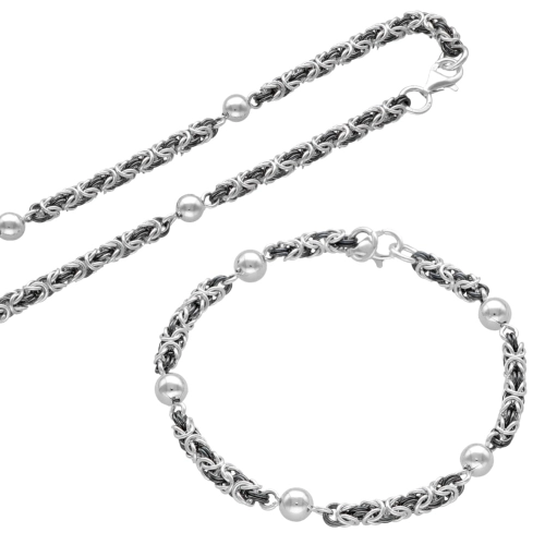 Komplet królewski bizantyjski z kulką