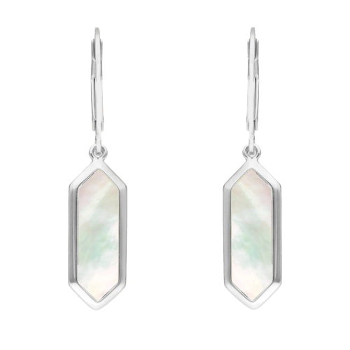 Kolczyki z masą perłową srebro