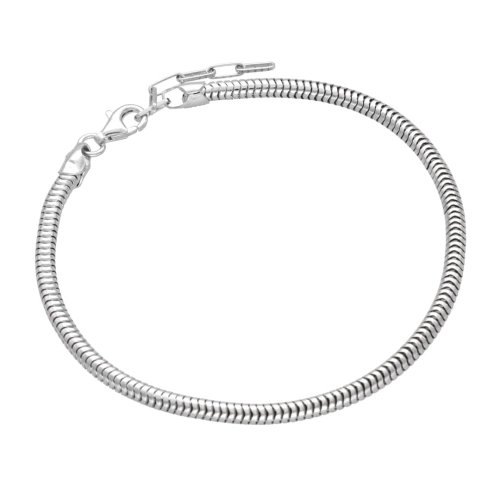 Bransoletka modułowa do zawieszek charms srebro 