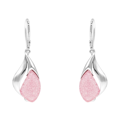 Kolczyki z kamieniem księżycowym srebro