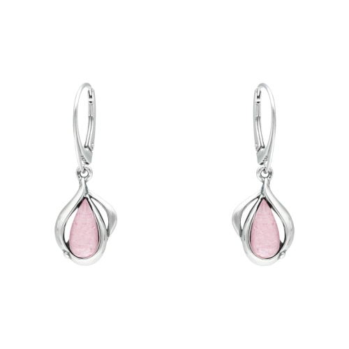 Kolczyki z kamieniem księżycowym srebro