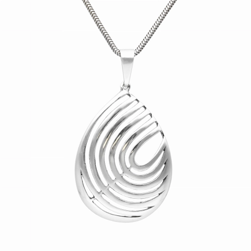 Wisior geometryczny srebro oksydowane