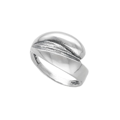 Pierścionek srebro oksydowane