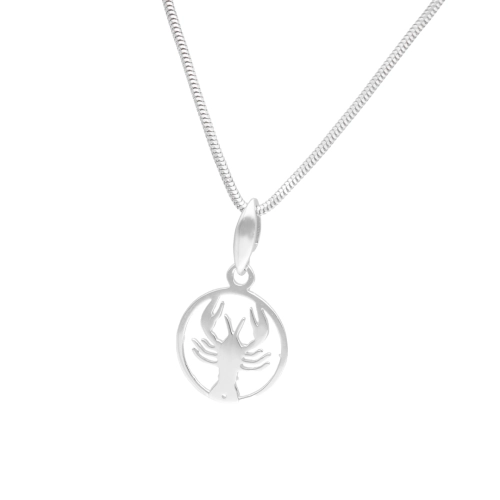 Wisior znak zodiaku Rak srebro rodowane