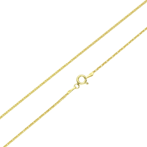 Łańcuszek lisi ogon pozłacany 1.3 mm 