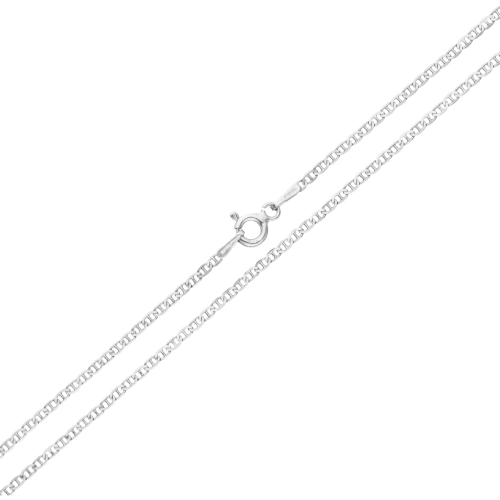Łańcuszek  marynarski srebro rodowane - 1.5 mm 