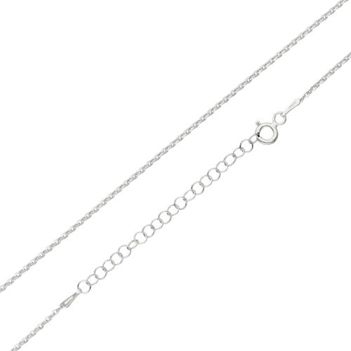 Łańcuszek ankier rodowany- 1.9 g, 40-45 cm, 1.3 mm