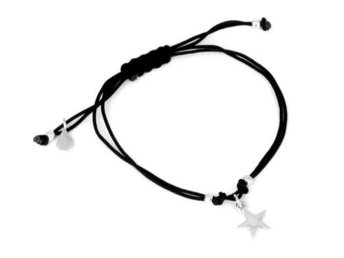 Bransoletka sznurkowa gwiazdka