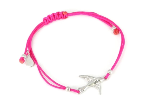 Bransoletka sznurkowa jaskółka