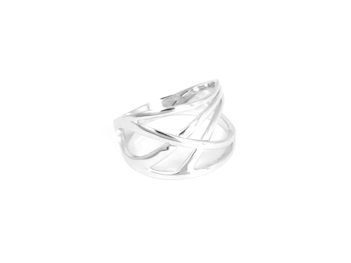 Pierścionek srebro rodowane 