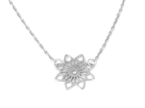 Naszyjnik celebrytka kwiat 