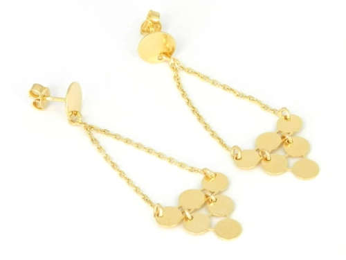 Długie kolczyki kółeczka