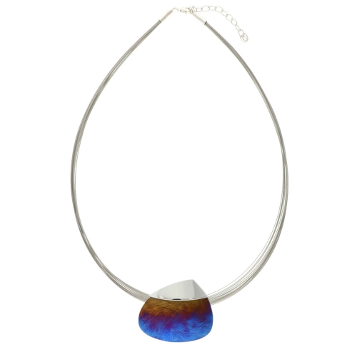 Naszyjnik tytan ombre 