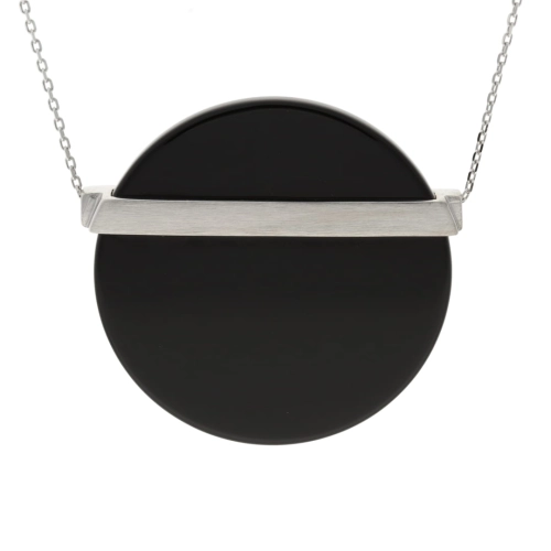 Elegancki naszyjnik z onyksem 