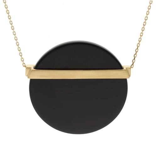 Elegancki naszyjnik z onyksem 