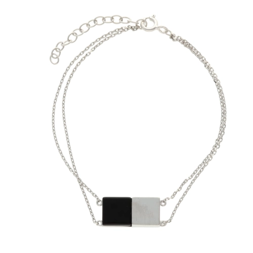 Elegancka bransoletka z onyksem kwadrat 