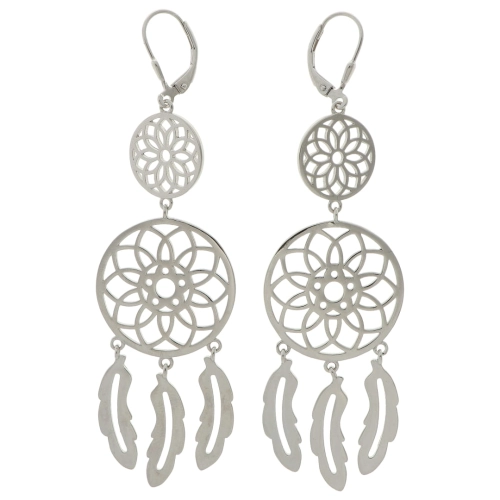 Długie kolczyki łapacz snów 