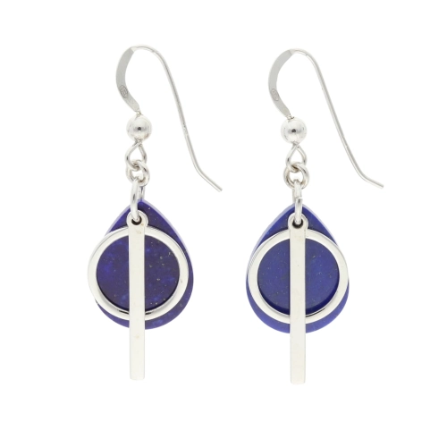 Kolczyki z lapisem lazuli 