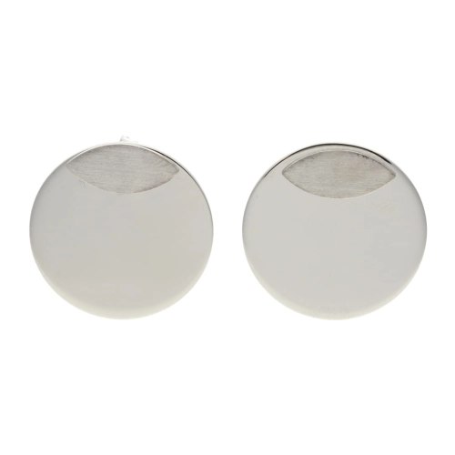 Kolczyki koła blaszka srebro 