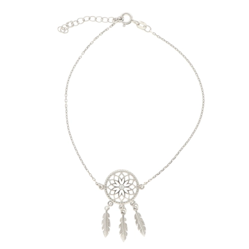 Bransoletka łapacz snów srebro rodowane