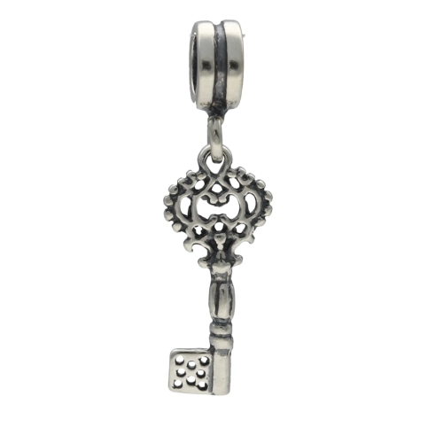 Zawieszka charms do bransoletki klucz