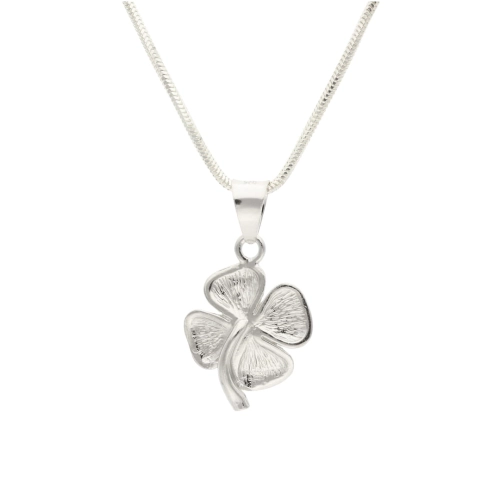 Wisiorek koniczynka srebro 