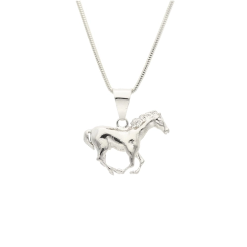 Wisiorek koń srebro